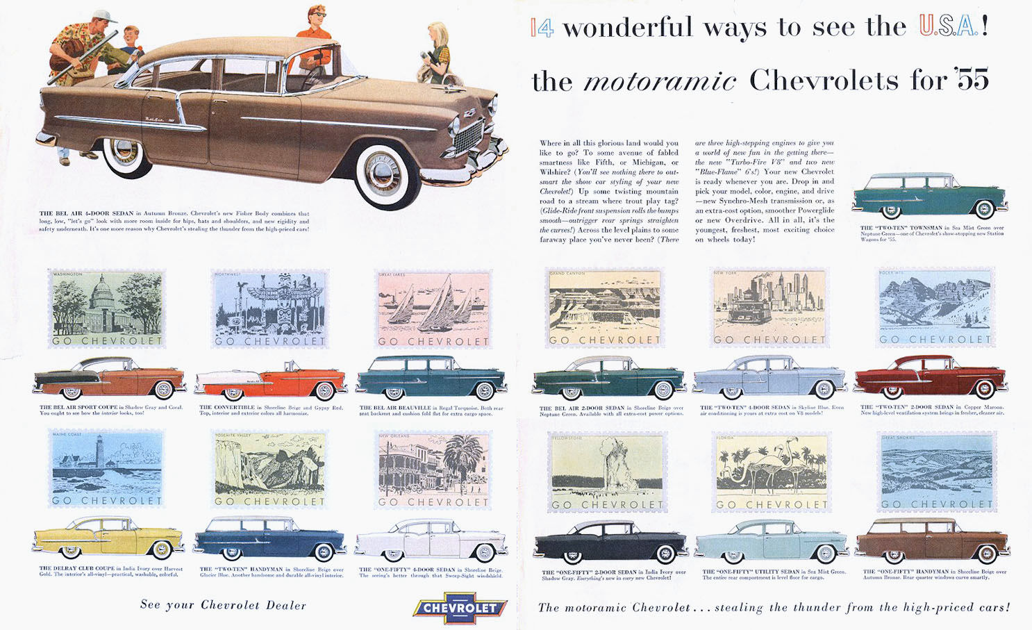 1955 Chevrolet Auto Advertising